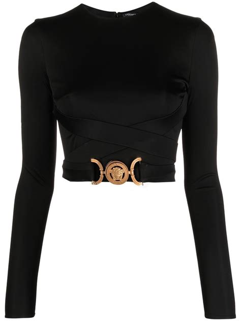 versace top womens ebay|farfetch Versace tops.